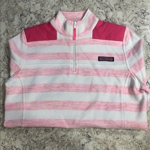 Vineyard Vines light pink striped shepshirt